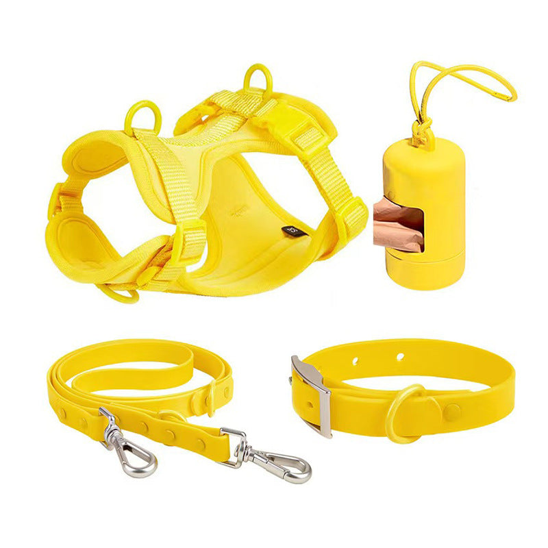 Dog Harness 4-Piece Set | Waterproof PVC Vest, Leash, Collar & Clip – product image 23 | Pawnests