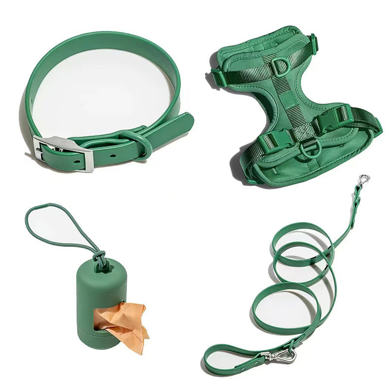 Dog Harness 4-Piece Set | Waterproof PVC Vest, Leash, Collar & Clip – product image 34 | Pawnests
