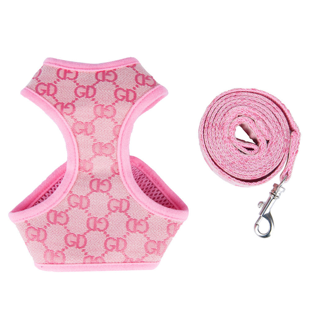 Puppy harness durability close-up stitching — Pawnests